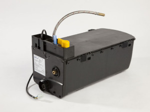 Balanced flue motorhome water heater